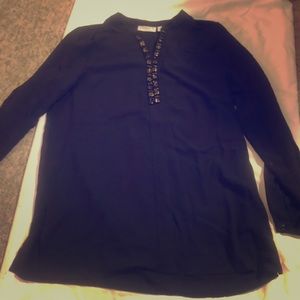 Susan Graver woven top